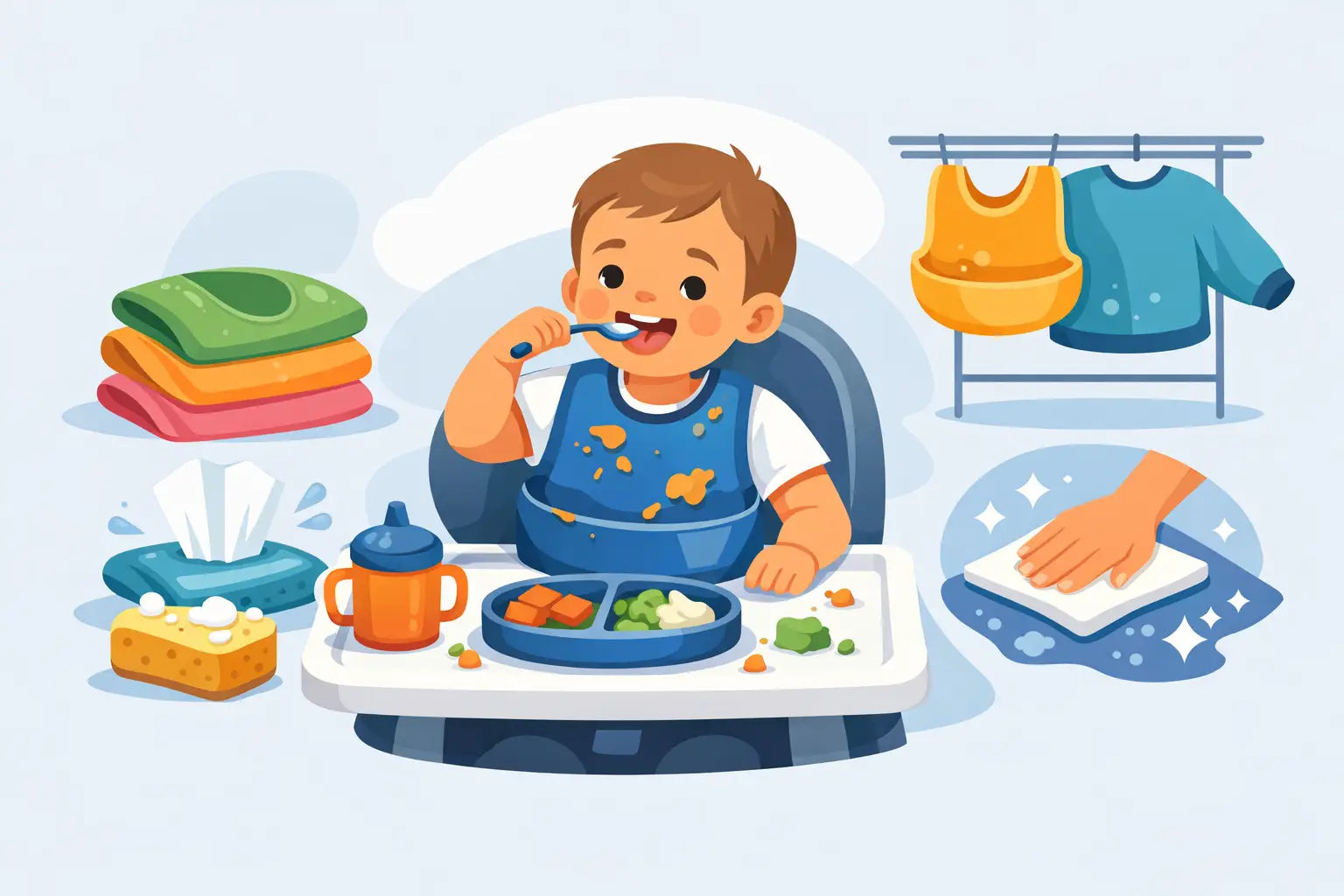 Best Bibs for Messy Eaters That Save Cleanup